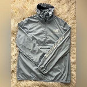 Womens blue new balance windbreaker XL